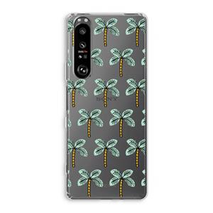 CaseCompany Paradise: Sony Xperia 1 III Transparant Hoesje