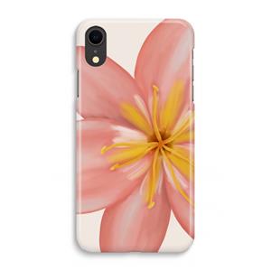 CaseCompany Pink Ellila Flower: iPhone XR Volledig Geprint Hoesje