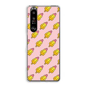 CaseCompany Waterijsjes: Sony Xperia 1 III Transparant Hoesje