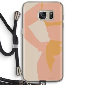 CaseCompany Bikini body: Samsung Galaxy S7 Transparant Hoesje met koord