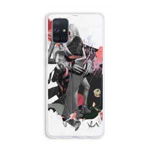 CaseCompany Dissimulation du réel: Galaxy A71 Transparant Hoesje