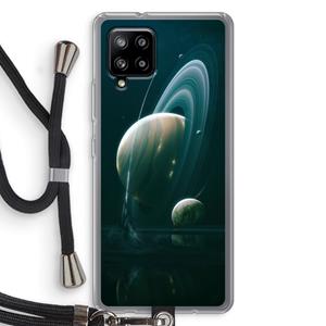 CaseCompany Mercurius: Samsung Galaxy A42 5G Transparant Hoesje met koord