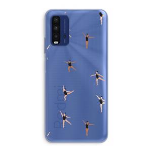 CaseCompany Dancing #1: Xiaomi Redmi 9T Transparant Hoesje