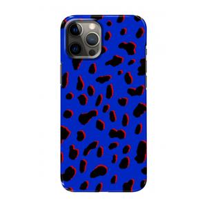CaseCompany Blue Leopard: Volledig geprint iPhone 12 Hoesje