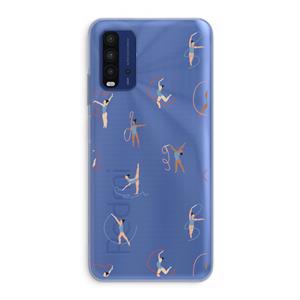 CaseCompany Dancing #3: Xiaomi Redmi 9T Transparant Hoesje