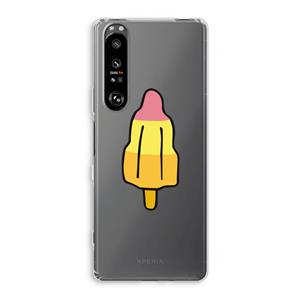 CaseCompany Raketijsje: Sony Xperia 1 III Transparant Hoesje