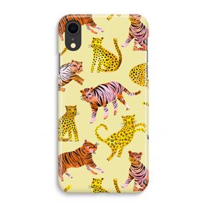 CaseCompany Cute Tigers and Leopards: iPhone XR Volledig Geprint Hoesje