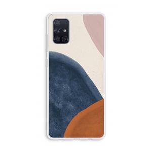 CaseCompany Geo #1: Galaxy A71 Transparant Hoesje
