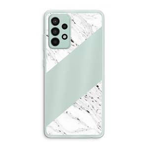 CaseCompany Biggest stripe: Samsung Galaxy A52s 5G Transparant Hoesje