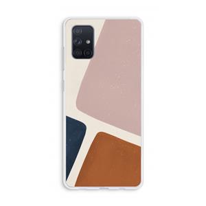 CaseCompany Geo #2: Galaxy A71 Transparant Hoesje