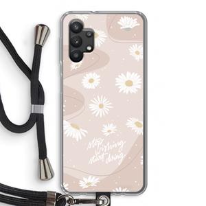 CaseCompany Daydreaming becomes reality: Samsung Galaxy A32 5G Transparant Hoesje met koord
