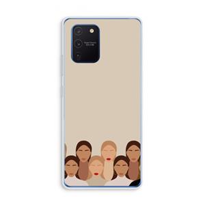 CaseCompany Girls girls girls: Samsung Galaxy Note 10 Lite Transparant Hoesje
