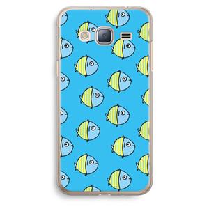 CaseCompany Visjes: Samsung Galaxy J3 (2016) Transparant Hoesje