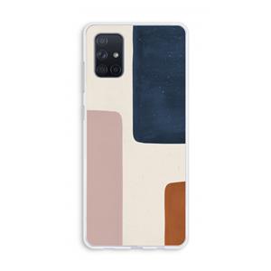 CaseCompany Geo #5: Galaxy A71 Transparant Hoesje