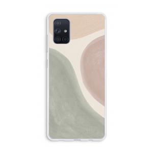 CaseCompany Geo #6: Galaxy A71 Transparant Hoesje