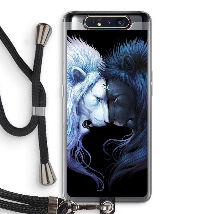 CaseCompany Brotherhood: Samsung Galaxy A80 Transparant Hoesje met koord
