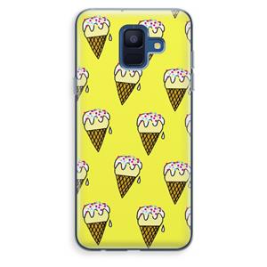 CaseCompany Isjes: Samsung Galaxy A6 (2018) Transparant Hoesje