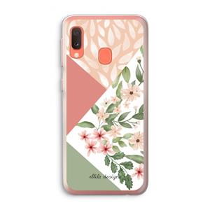 CaseCompany Sweet heaven geometrics: Samsung Galaxy A20e Transparant Hoesje