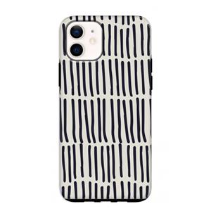 CaseCompany Moroccan stripes: iPhone 12 mini Tough Case