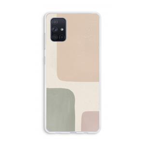 CaseCompany Geo #7: Galaxy A71 Transparant Hoesje