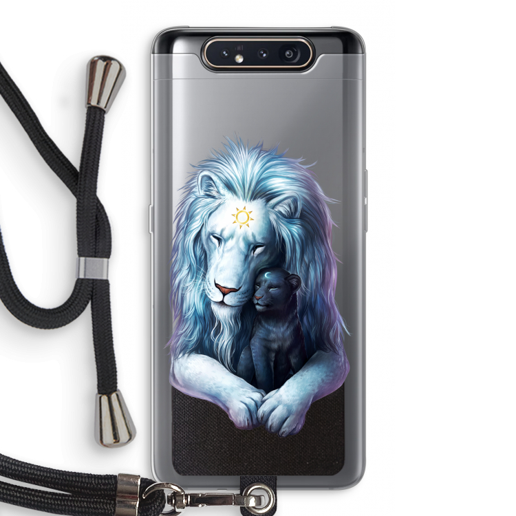 CaseCompany Child Of Light: Samsung Galaxy A80 Transparant Hoesje met koord