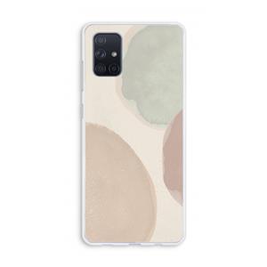 CaseCompany Geo #8: Galaxy A71 Transparant Hoesje