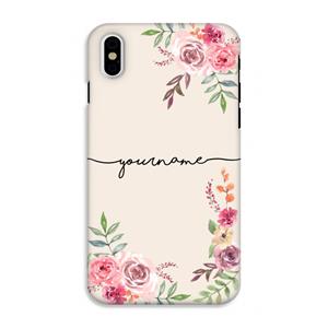 CaseCompany Rozen: iPhone X Tough Case