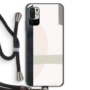 CaseCompany Baca: Xiaomi Redmi Note 10 5G Transparant Hoesje met koord