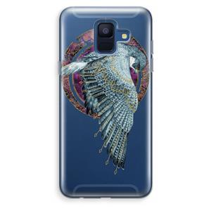 CaseCompany Golden Falcon: Samsung Galaxy A6 (2018) Transparant Hoesje