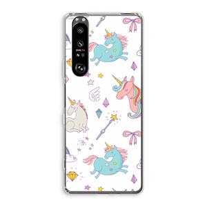 CaseCompany Fantasiewereld: Sony Xperia 1 III Transparant Hoesje