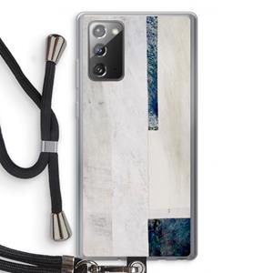 CaseCompany Meet you there: Samsung Galaxy Note 20 / Note 20 5G Transparant Hoesje met koord