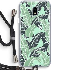 CaseCompany This Sh*t Is Bananas: Samsung Galaxy J3 (2017) Transparant Hoesje met koord