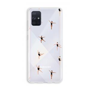 CaseCompany Dancing #1: Galaxy A71 Transparant Hoesje