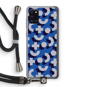 CaseCompany 8-bit N°5: Samsung Galaxy A31 Transparant Hoesje met koord