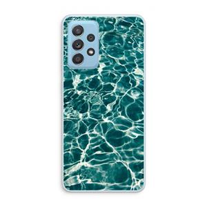 CaseCompany Weerkaatsing water: Samsung Galaxy A73 Transparant Hoesje