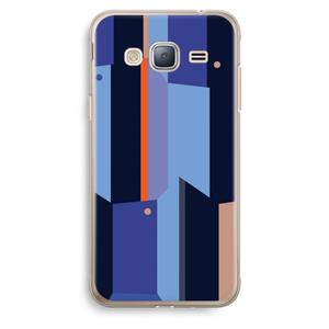 CaseCompany Gestalte 3: Samsung Galaxy J3 (2016) Transparant Hoesje