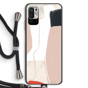 CaseCompany Lava: Xiaomi Redmi Note 10 5G Transparant Hoesje met koord