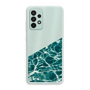 CaseCompany Weerkaatsing water: Samsung Galaxy A52s 5G Transparant Hoesje