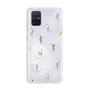 CaseCompany Dancing #3: Galaxy A71 Transparant Hoesje