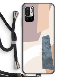 CaseCompany Luca: Xiaomi Redmi Note 10 5G Transparant Hoesje met koord