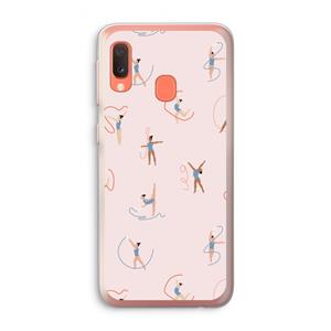 CaseCompany Dancing #3: Samsung Galaxy A20e Transparant Hoesje