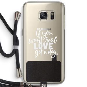 CaseCompany Partner in crime: Samsung Galaxy S7 Transparant Hoesje met koord