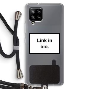 CaseCompany Link in bio: Samsung Galaxy A42 5G Transparant Hoesje met koord