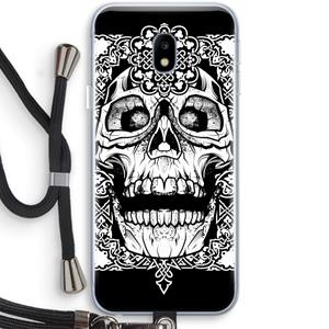 CaseCompany Seek & Destroy: Samsung Galaxy J3 (2017) Transparant Hoesje met koord