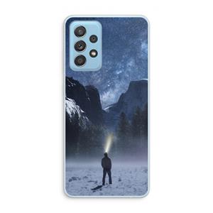 CaseCompany Wanderlust: Samsung Galaxy A73 Transparant Hoesje