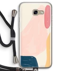 CaseCompany Saturday Flow: Samsung Galaxy A5 (2017) Transparant Hoesje met koord