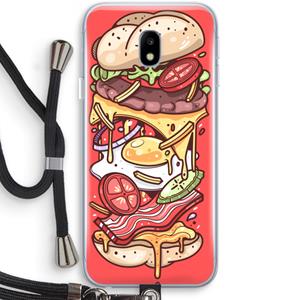 CaseCompany Diet Coke Please: Samsung Galaxy J3 (2017) Transparant Hoesje met koord
