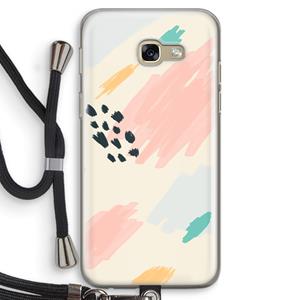 CaseCompany Sunday Chillings: Samsung Galaxy A5 (2017) Transparant Hoesje met koord
