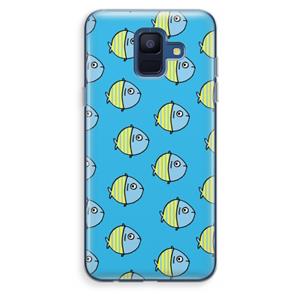 CaseCompany Visjes: Samsung Galaxy A6 (2018) Transparant Hoesje
