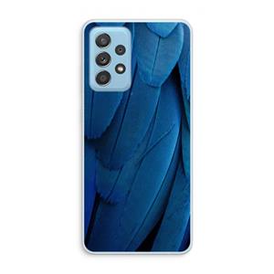 CaseCompany Pauw: Samsung Galaxy A73 Transparant Hoesje